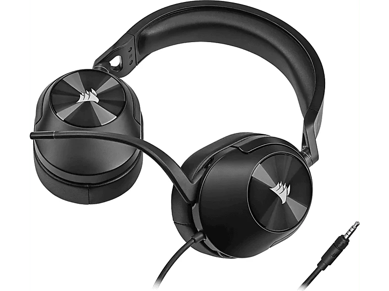 CORSAIR Casque gamer HS55 Stereo Carbon (CA-9011260-EU) Casque gamer Noir – Image 4