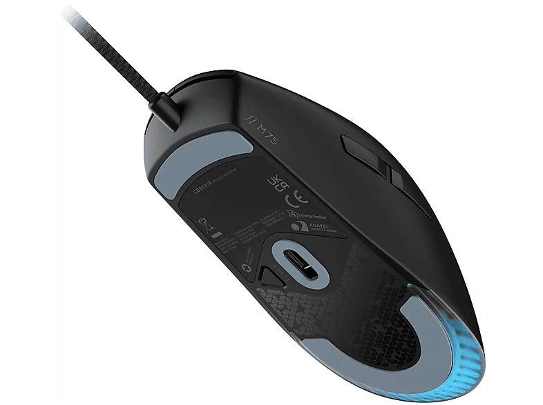 CORSAIR Souris gaming M75 optique 26.000 DPI Noir (CH-930D010-EU) – Image 8