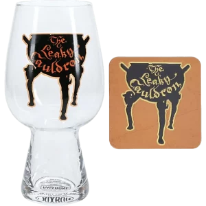Harry Potter - Le Chaudron Baveur Verre 550 ml et Dessous de Verre
