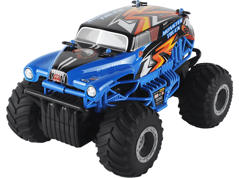 WONKY MONKEY Monster Truck télécommandé - Bleu Voiture télécommandé