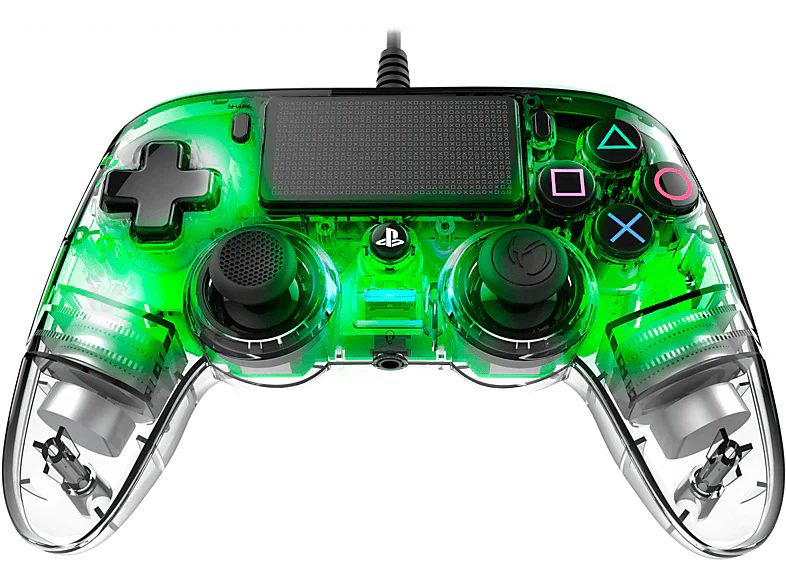 NACON Manette filaire Compacte Lumineuse PS4 Vert (PS4OFCPADCLGREEN) – Image 5